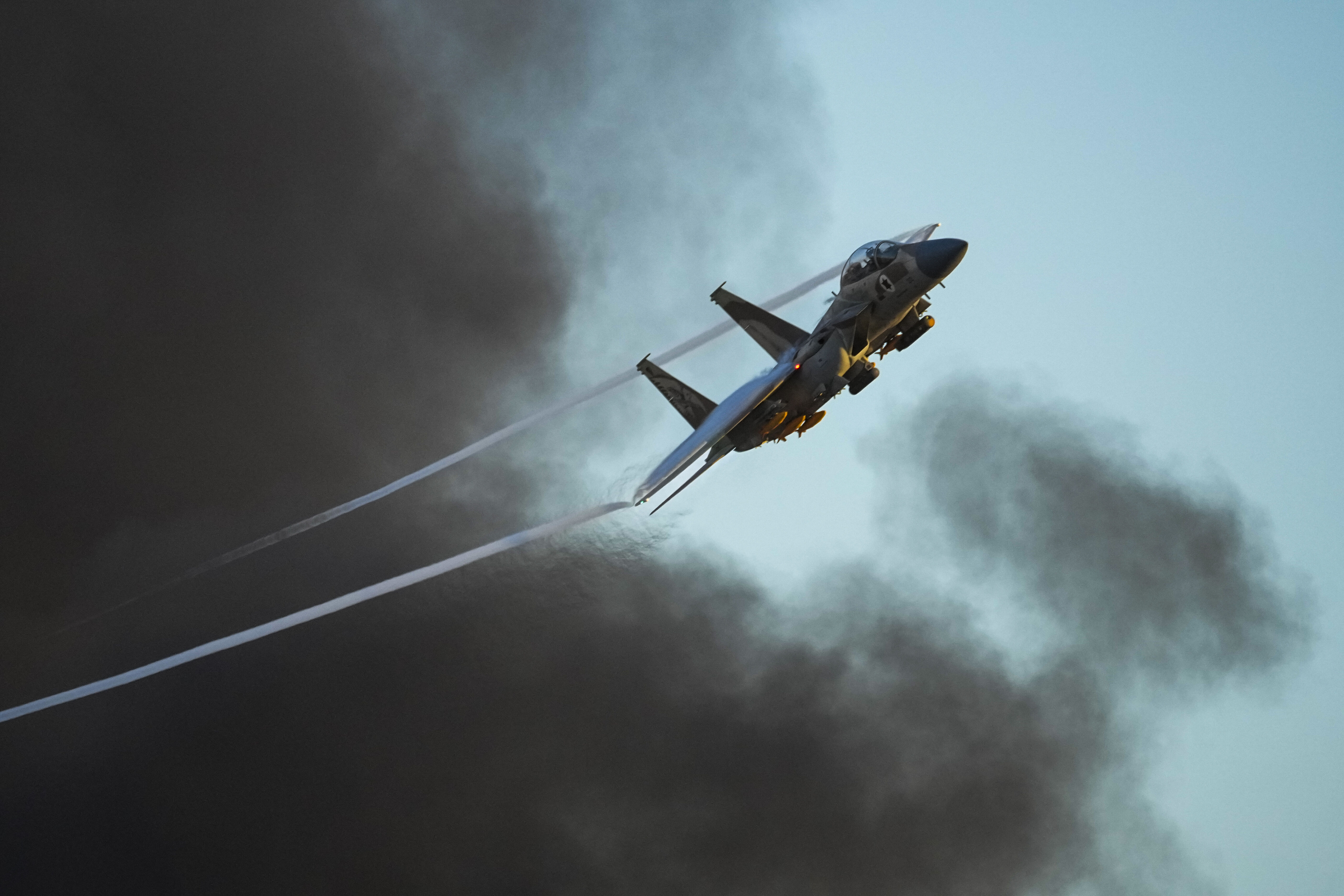 ▲▼以色列空軍F-15戰鬥機。(圖/達志影像/美聯社)