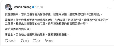 蔣萬安線上辯論！　廣告時間發Threads批沈伯洋已讀亂回