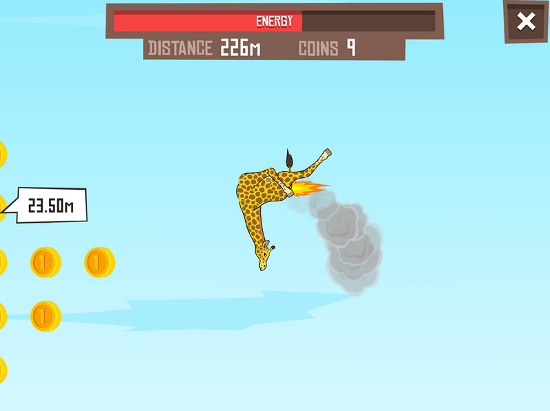 惡搞動作遊戲《Giraffe Winter Sport Simulator》