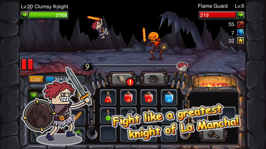 回合制RPG新作《Clumsy Knight vs. Skeletons》登陸