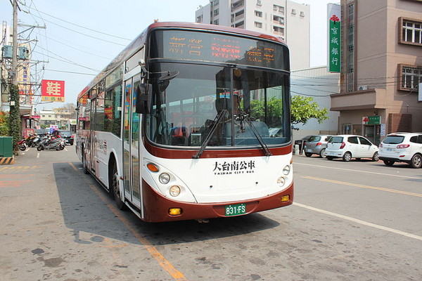 大台南公車棕線示意圖。（圖／取自維基百科）