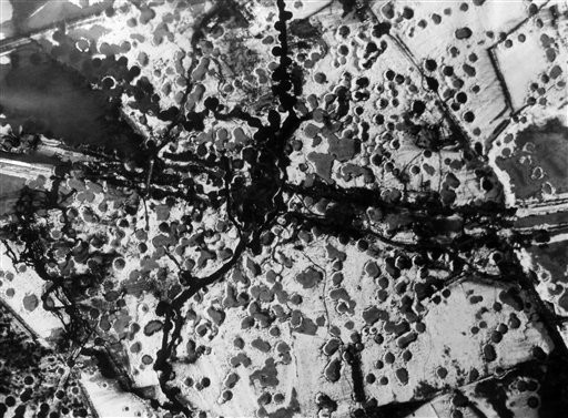 二戰轟炸空拍圖