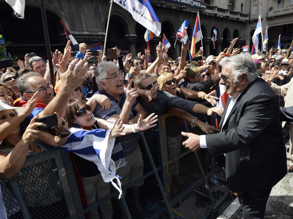 烏拉圭總統穆希卡3月1日卸任。（圖／達志影像／路透社）