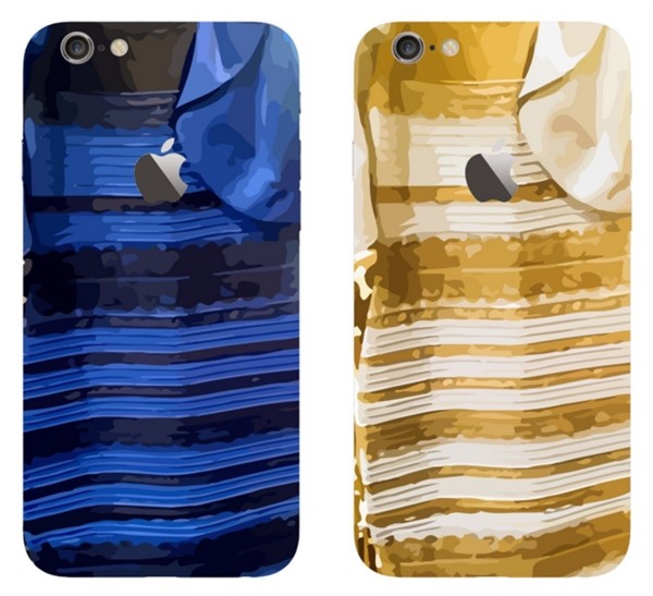 [趣味]藍黑還白金？ 洋裝裙要出手機殼囉！